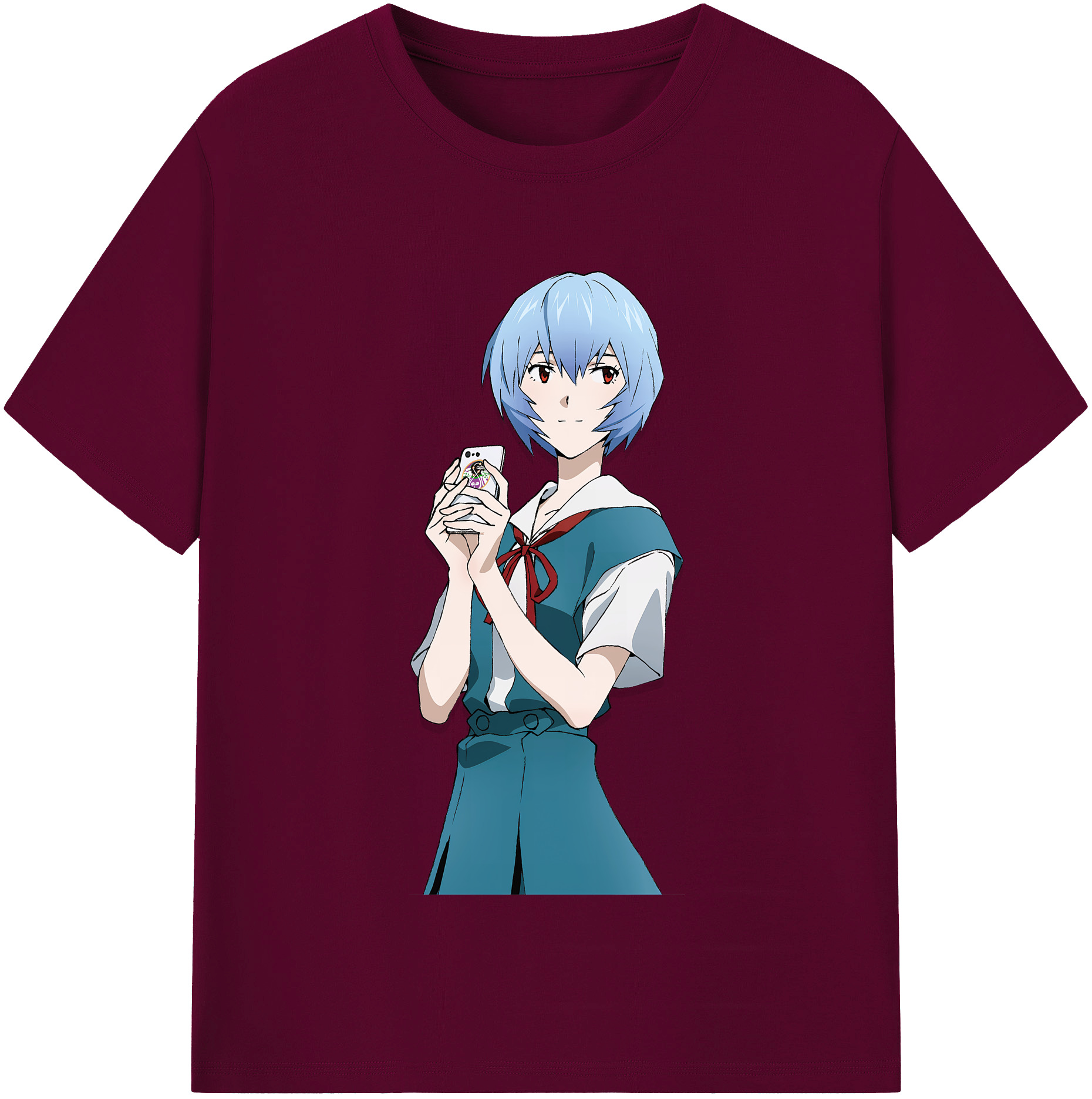 （画像用） EVA 新世紀エヴァンゲリオン レディースカジュアルプリントTシャツ（綿100％）